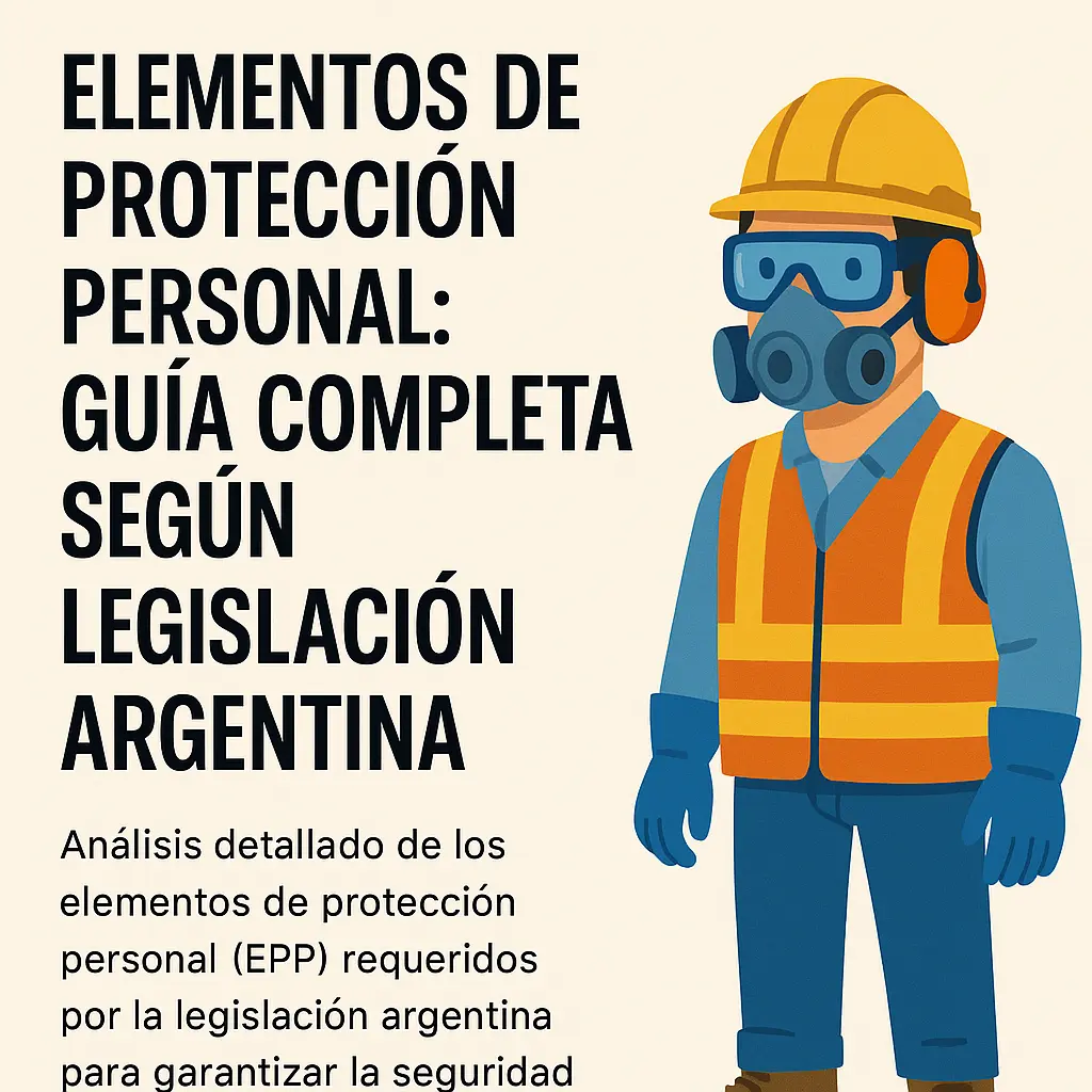 Análisis detallado de los elementos de protección personal (EPP) requeridos por la legislación argentina para garantizar la seguridad laboral